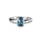 IBU LONDON BLUE TOPAZ RING