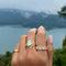 IBU FLOWER RAINBOW MOONSTONE RING