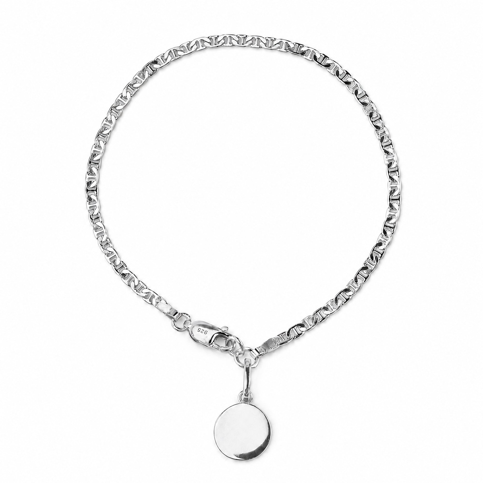 Fancy Figaro Bracelet - Sterling Silver