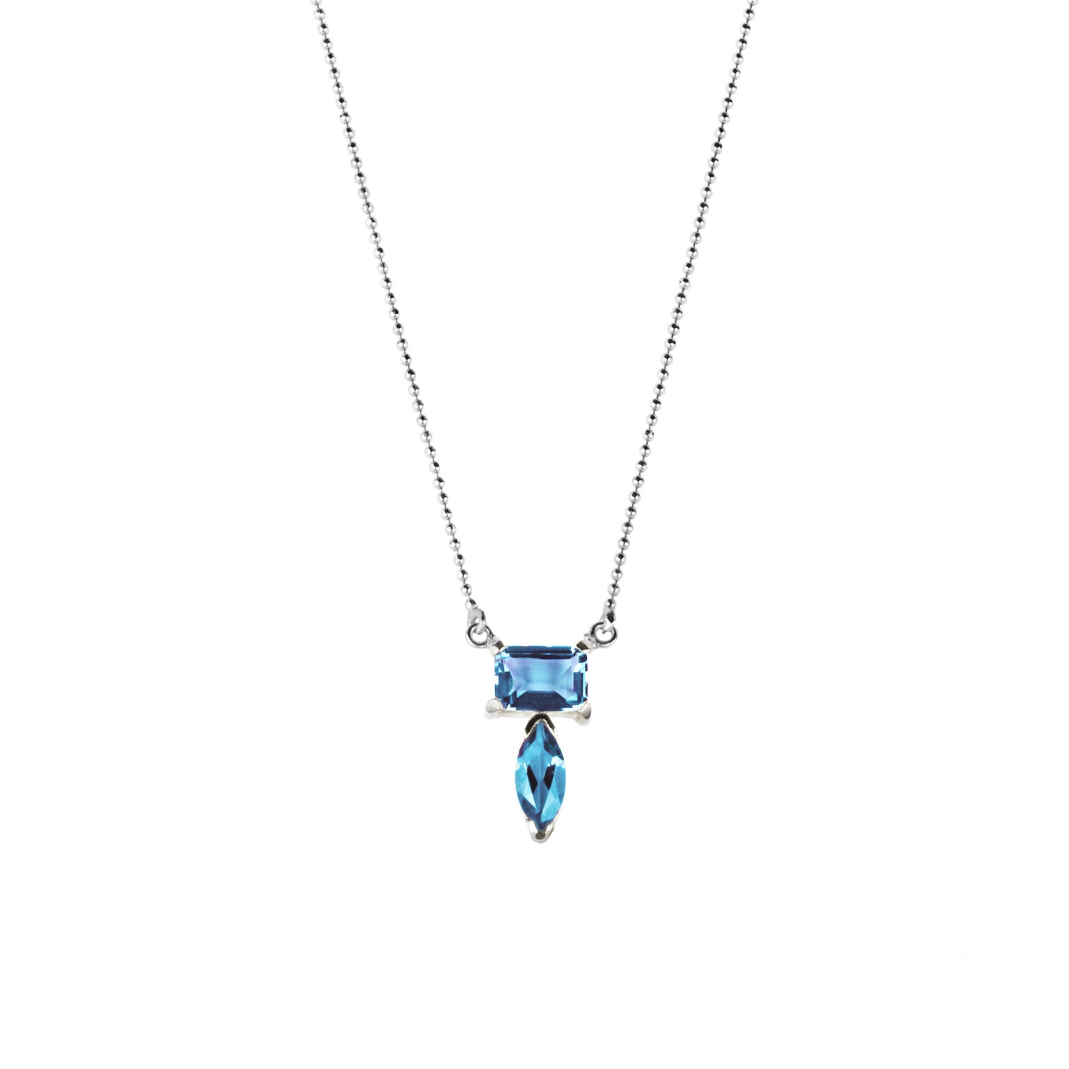 Sundari Necklace - Blue Topaz | BITS OF BALI JEWELRY
