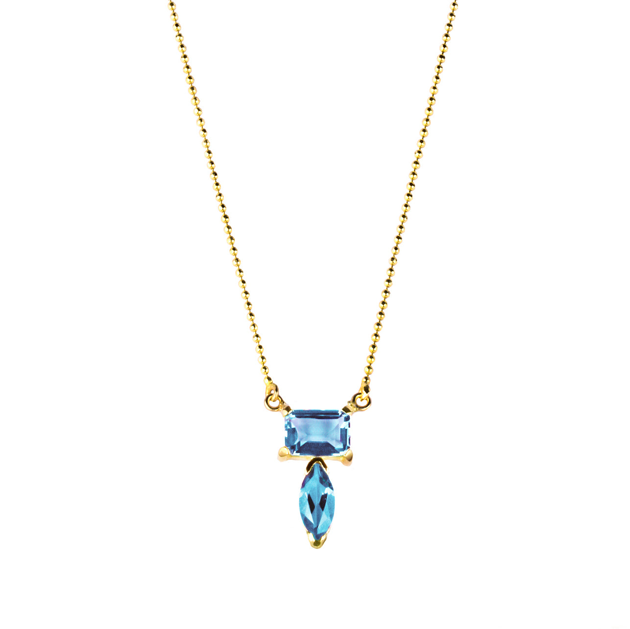 Sundari Necklace - Blue Topaz | BITS OF BALI JEWELRY