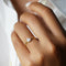 SINGLE DIAMOND RING 11 - SOLID 18K YELLOW GOLD | BITS OF BALI JEWELRY