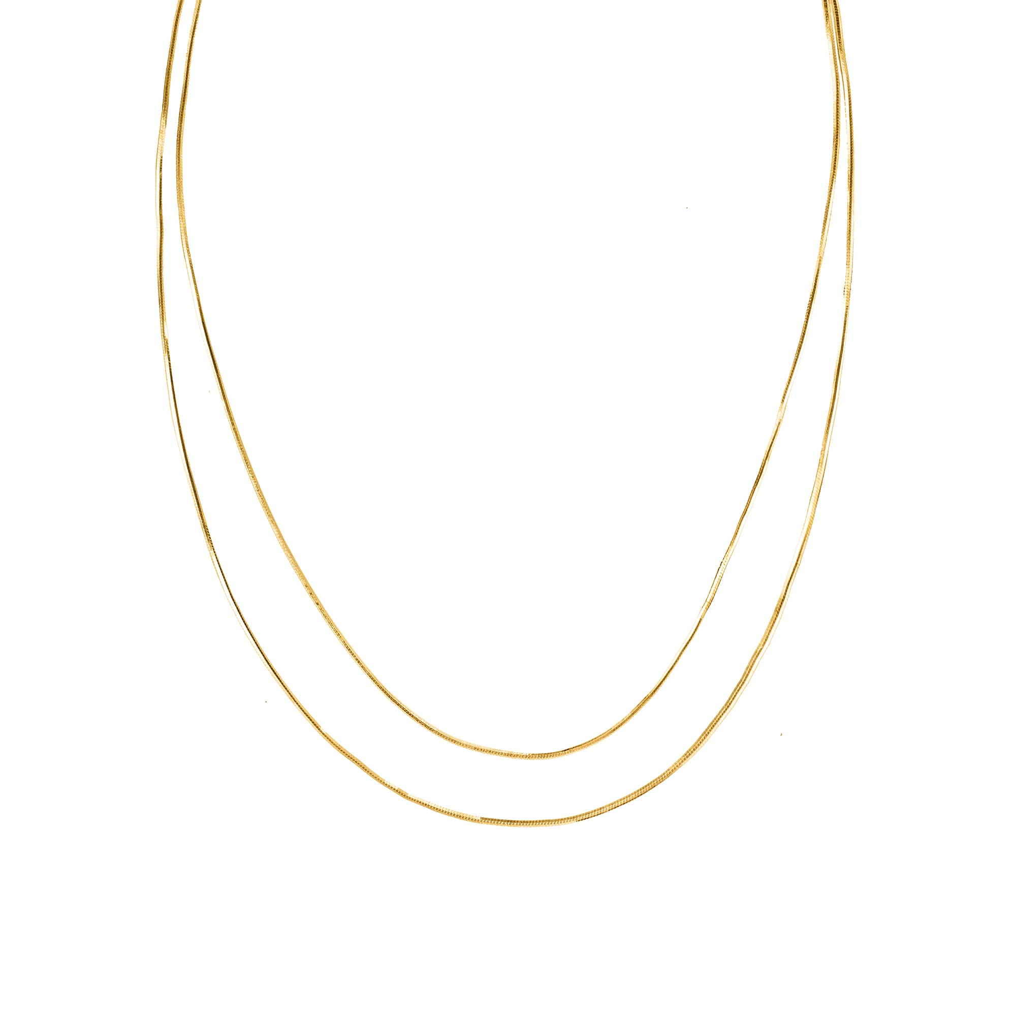 Ibu Double Shiny Chain Necklace | BITS OF BALI JEWELRY