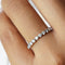 ETERNITY BAND 3 - SOLID 18K WHITE GOLD | BITS OF BALI JEWELRY