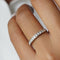 ETERNITY BAND 30 - SOLID 18K WHITE GOLD | BITS OF BALI JEWELRY
