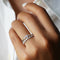 SINGLE DIAMOND RING 6 - SOLID 18K WHITE GOLD | BITS OF BALI JEWELRY