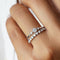 SINGLE DIAMOND RING 6 - SOLID 18K WHITE GOLD | BITS OF BALI JEWELRY