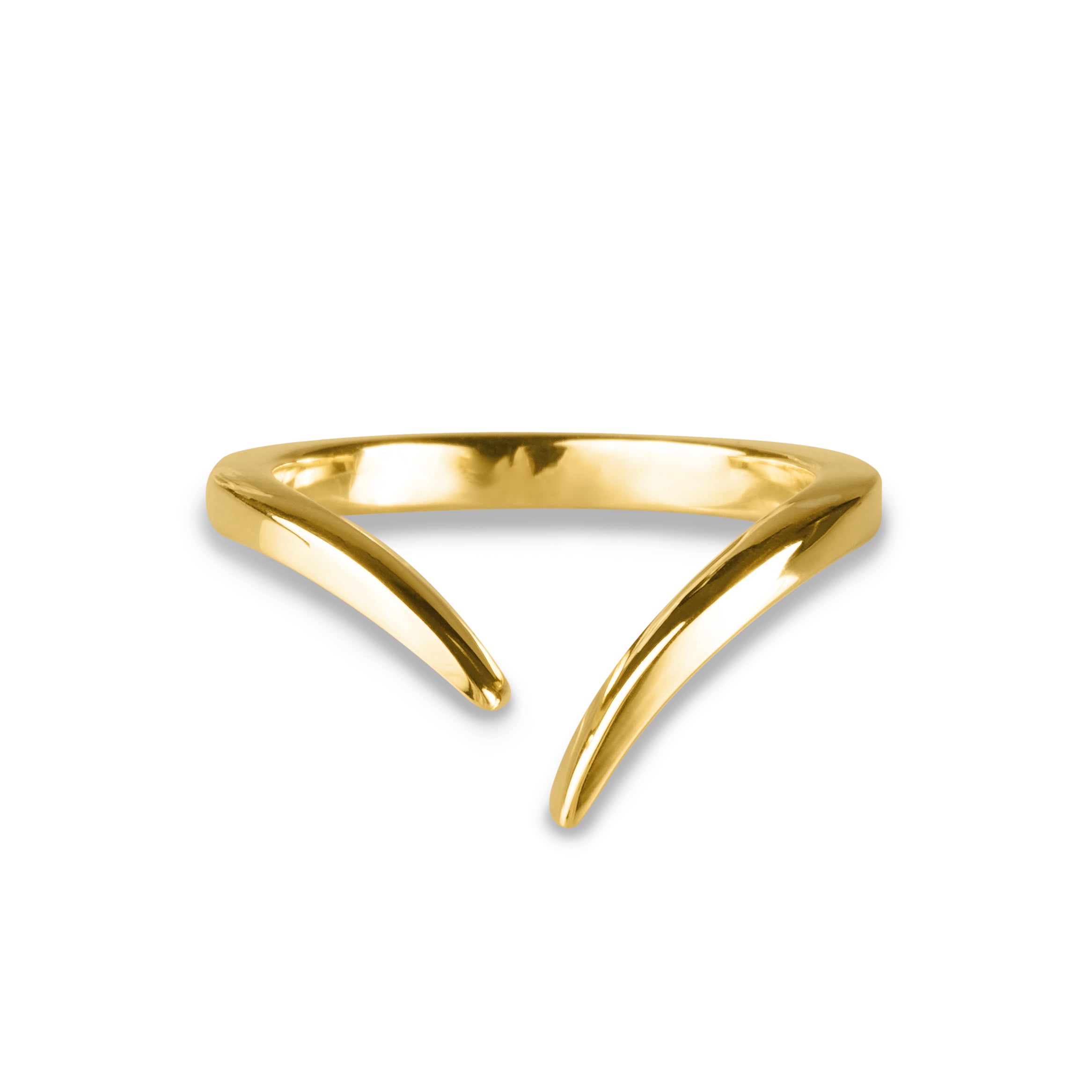 Ibu Solid Plain Tusk Ring | BITS OF BALI JEWELRY