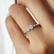 SINGLE DIAMOND RING 6 - SOLID 18K WHITE GOLD | BITS OF BALI JEWELRY