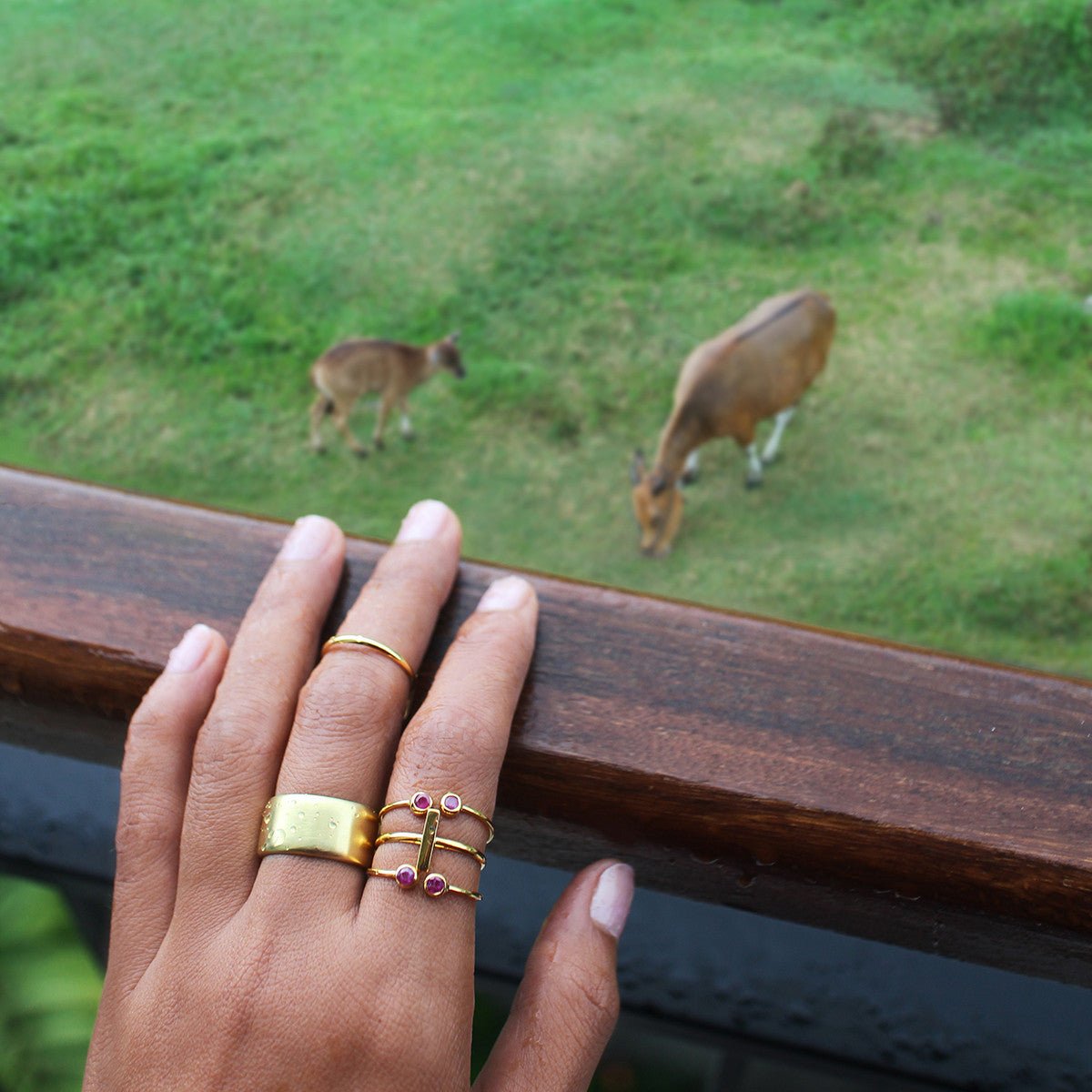 Aruna Plain Bar Ring | BITS OF BALI JEWELRY