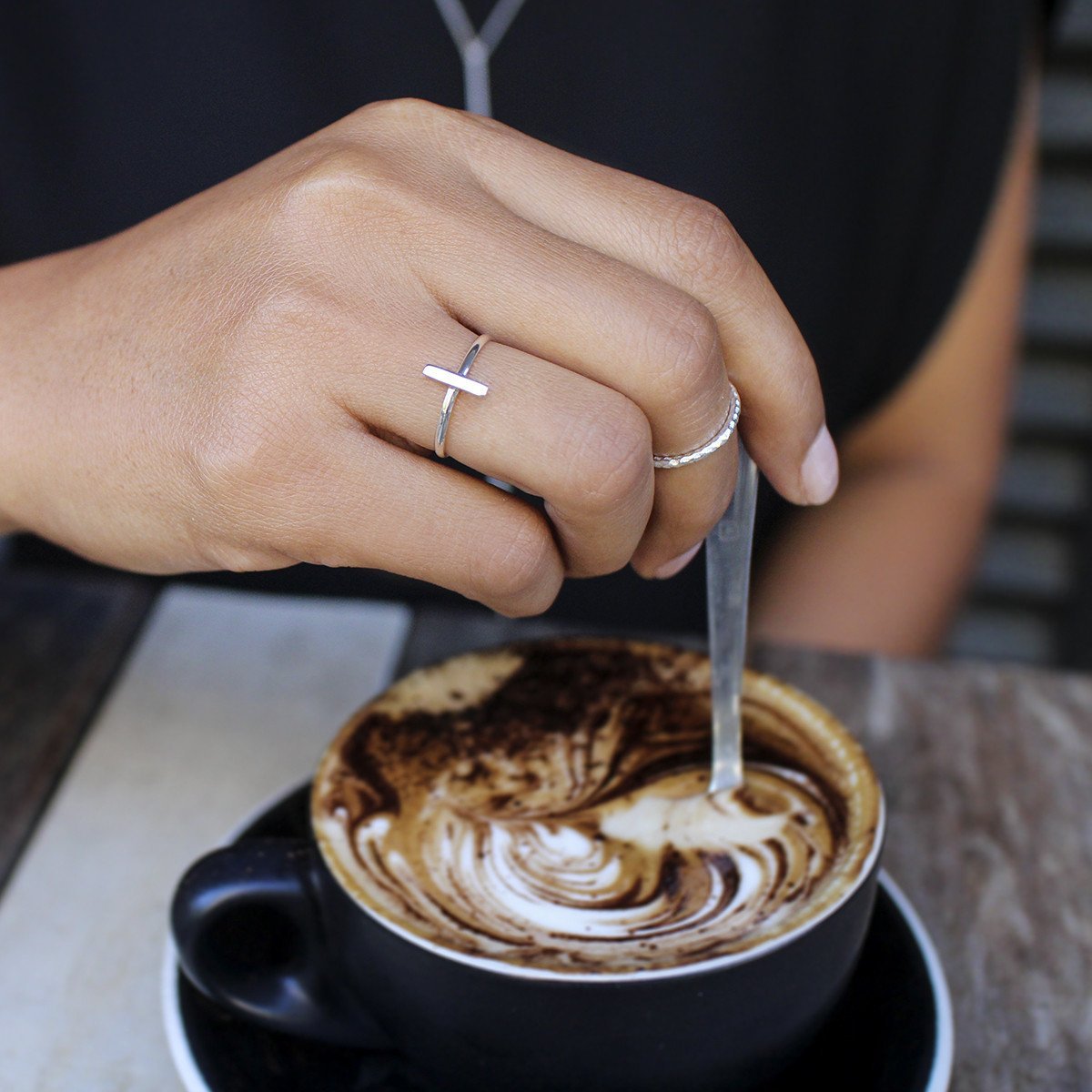 Aruna Plain Bar Ring | BITS OF BALI JEWELRY
