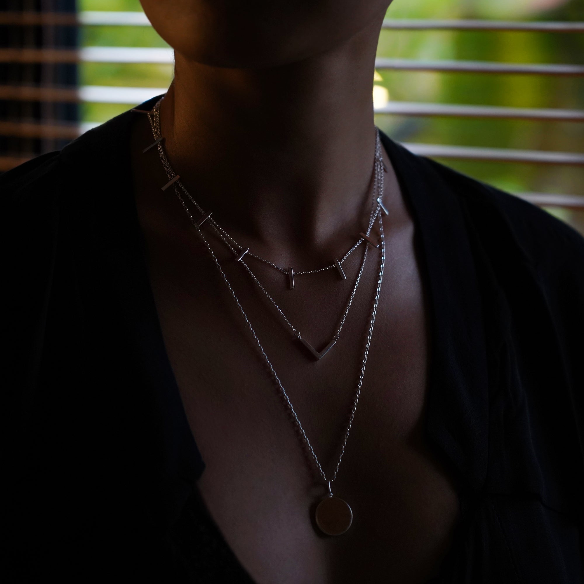 Aruna Vertical Bar Necklace | BITS OF BALI JEWELRY