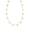 ARUNA VERTICAL BAR NECKLACE - SOLID 18K GOLD - BITS OF BALI JEWELRY