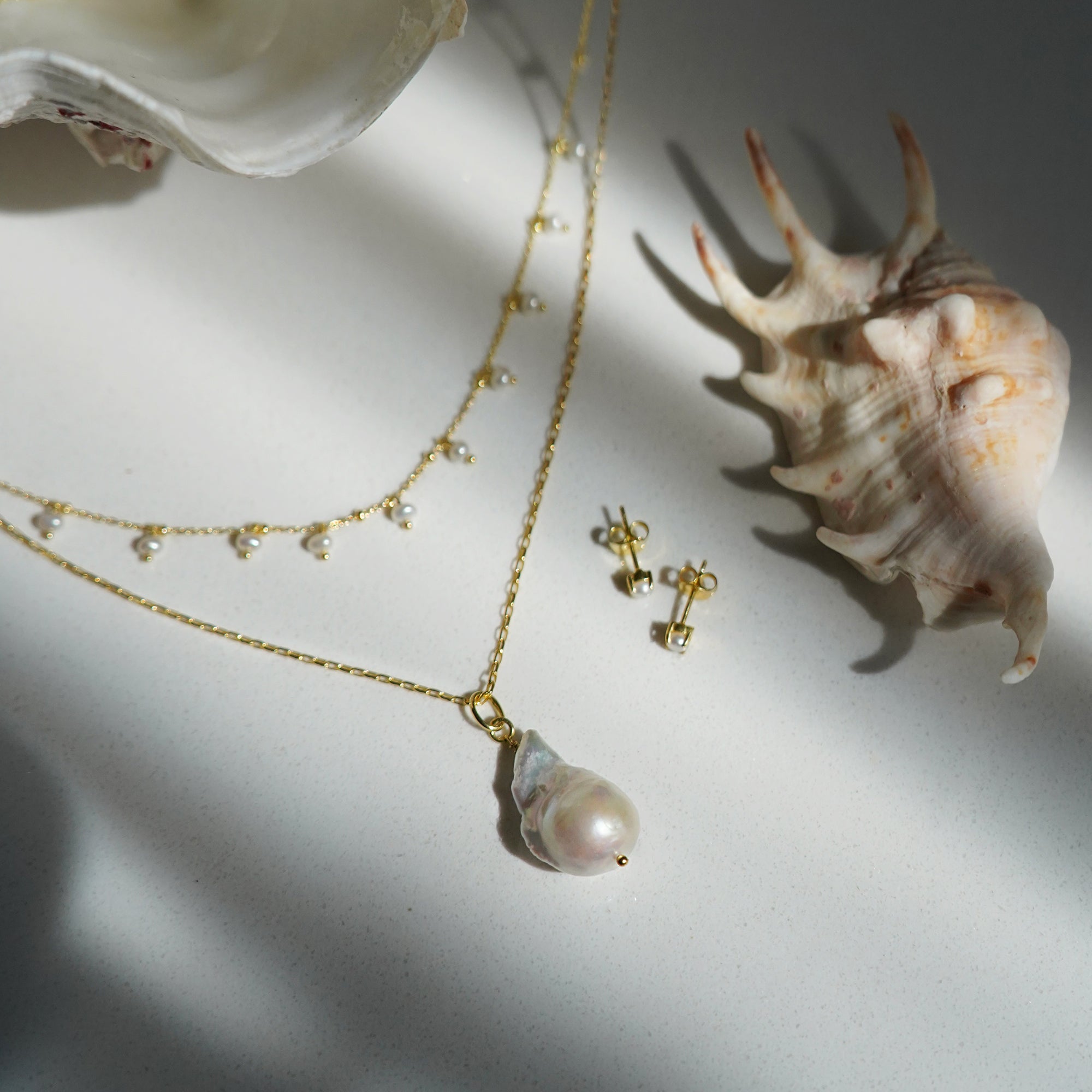 Baroque Pearl Pendant Necklace | BITS OF BALI JEWELRY