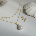 BAROQUE PEARL PENDANT NECKLACE - BITS OF BALI JEWELRY