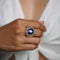 CLAW RING - BLUE SAPPHIRE - BITS OF BALI JEWELRY