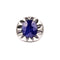 CLAW RING - BLUE SAPPHIRE - BITS OF BALI JEWELRY