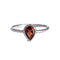 DIPTA GARNET TEAR DROP RING - BITS OF BALI JEWELRY