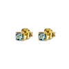 DIPTA SINGLE BUBBLE EARRINGS - LONDON BLUE TOPAZ - BITS OF BALI JEWELRY