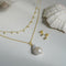 DIPTA SINGLE BUBBLE EARRINGS - PEARL - BITS OF BALI JEWELRY