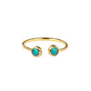 DIPTA TINY DOUBLE BUBBLE RING - TURQUOISE - BITS OF BALI JEWELRY