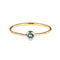 DIPTA TINY SINGLE BUBBLE RING - BLUE TOPAZ - BITS OF BALI JEWELRY