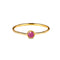 DIPTA TINY SINGLE BUBBLE RING - RUBY - BITS OF BALI JEWELRY