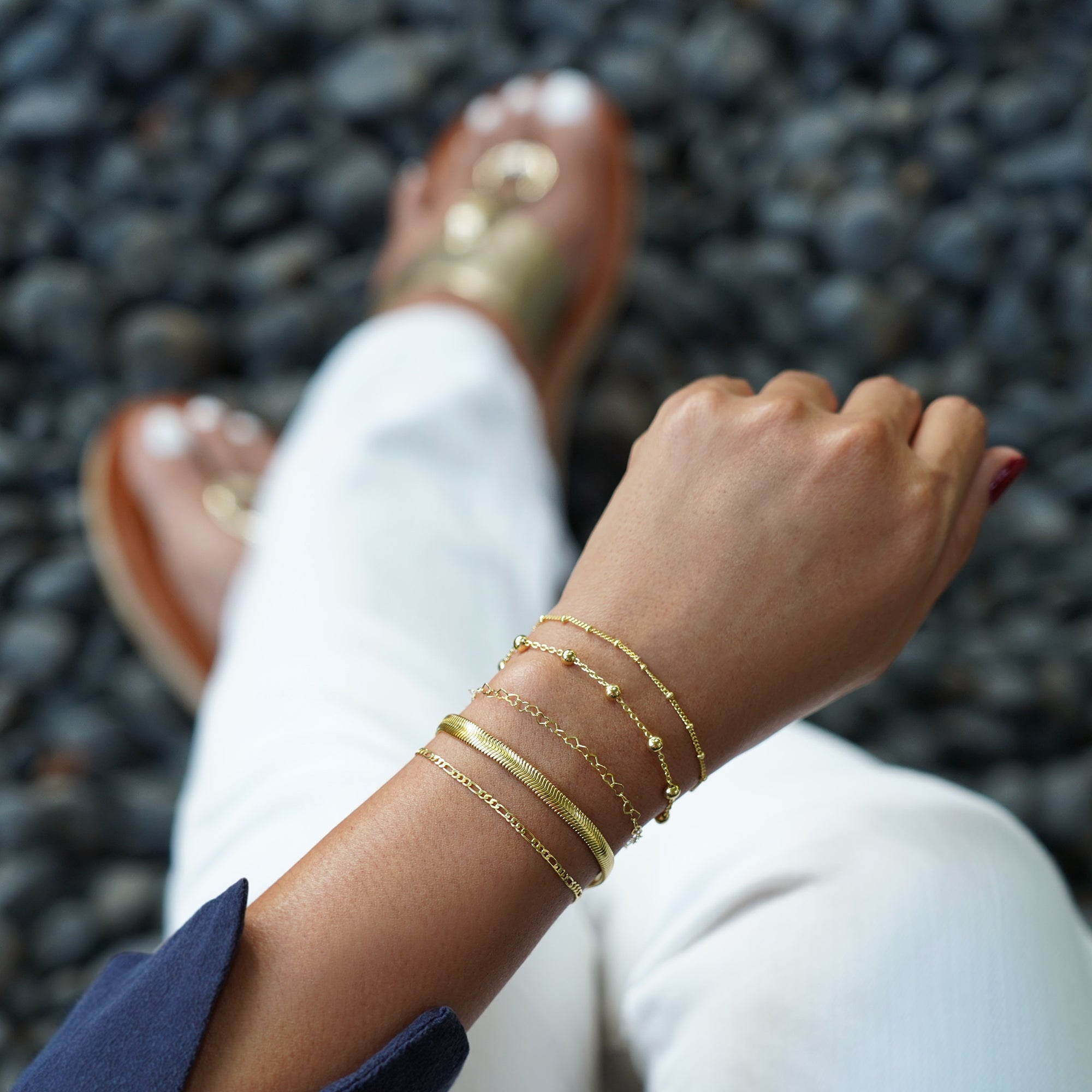 Figaro Chain Bracelet | BITS OF BALI JEWELRY