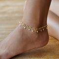 GENTA WHITE PEARL ANKLET - BITS OF BALI JEWELRY