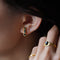 INDIRA BLACK SPINEL EARRINGS - BITS OF BALI JEWELRY