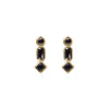 INDIRA BLACK SPINEL EARRINGS - BITS OF BALI JEWELRY