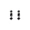 INDIRA BLACK SPINEL EARRINGS - BITS OF BALI JEWELRY