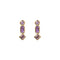 INDIRA PINK AMETHYST EARRINGS - BITS OF BALI JEWELRY