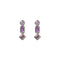 INDIRA PINK AMETHYST EARRINGS - BITS OF BALI JEWELRY