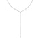 MARQUISE LARIAT SILVER NECKLACE - BITS OF BALI JEWELRY