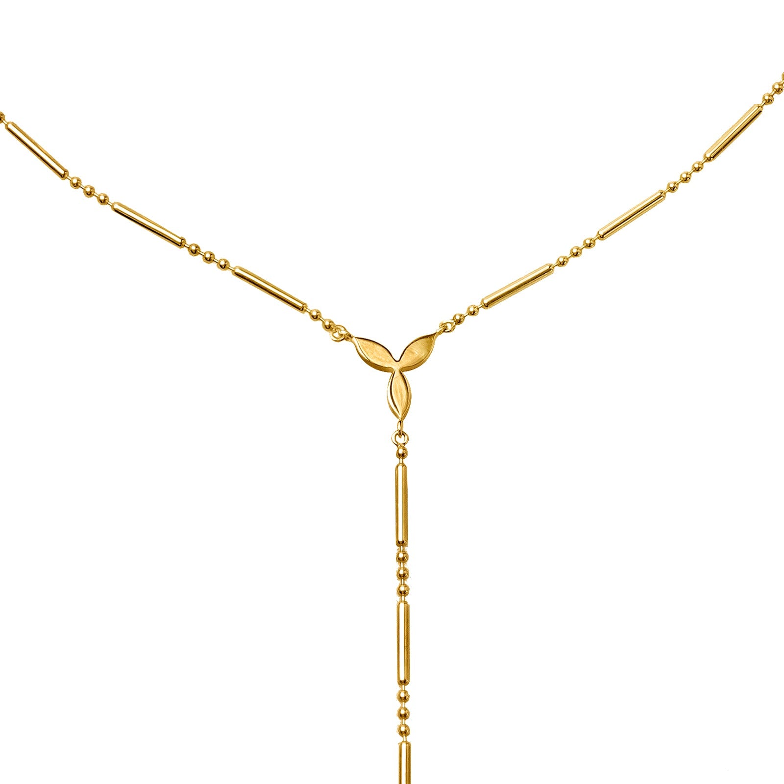 Marquise Lariat Silver Necklace | BITS OF BALI JEWELRY
