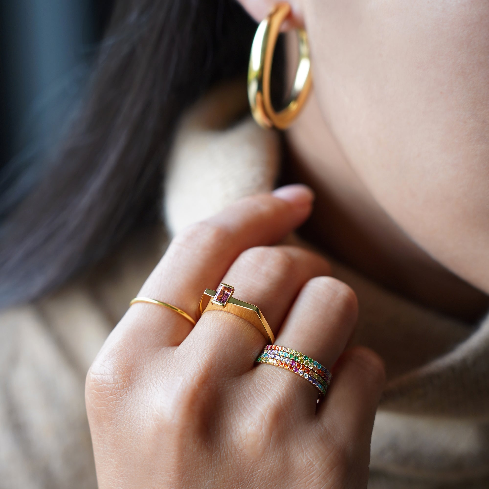 Octo Tourmaline Ring | BITS OF BALI JEWELRY