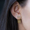 PANCA BLACK SPINEL EARRINGS - BITS OF BALI JEWELRY