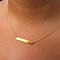 PRANAWA NAME BAR NECKLACE - HORIZONTAL PLAIN - BITS OF BALI JEWELRY