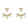 BASKARA EAR JACKETS - RAINBOW MOONSTONE