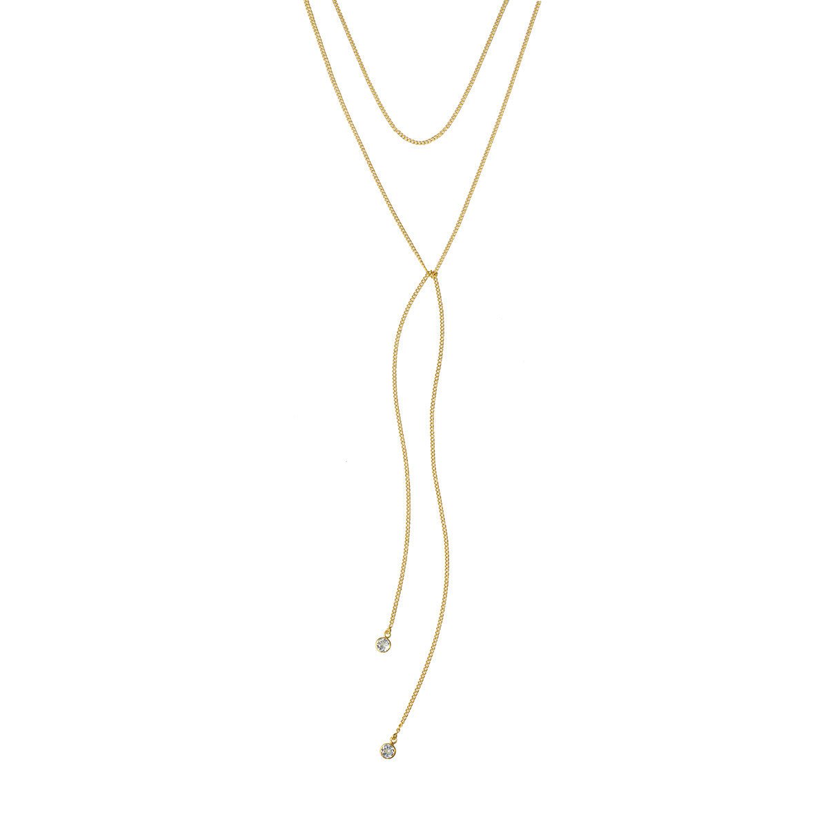 Sky Topaz Tie Necklace | BITS OF BALI JEWELRY