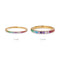 TARA PAVE 2MM MULTI COLORED CZ RING - Rings - BITS OF BALI JEWELRY