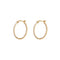 TARA PAVE THIN HOOP EARRINGS - Earrings - BITS OF BALI JEWELRY