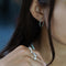 TARA PAVE THIN HOOP EARRINGS - Earrings - BITS OF BALI JEWELRY