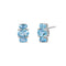TRIO STONE EARRINGS - BLUE TOPAZ - Earrings - BITS OF BALI JEWELRY