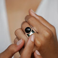 VIRA BOLD RING - BLACK ONYX - Rings - BITS OF BALI JEWELRY