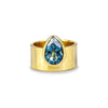 VIRA BOLD RING - BLUE TOPAZ - Rings - BITS OF BALI JEWELRY